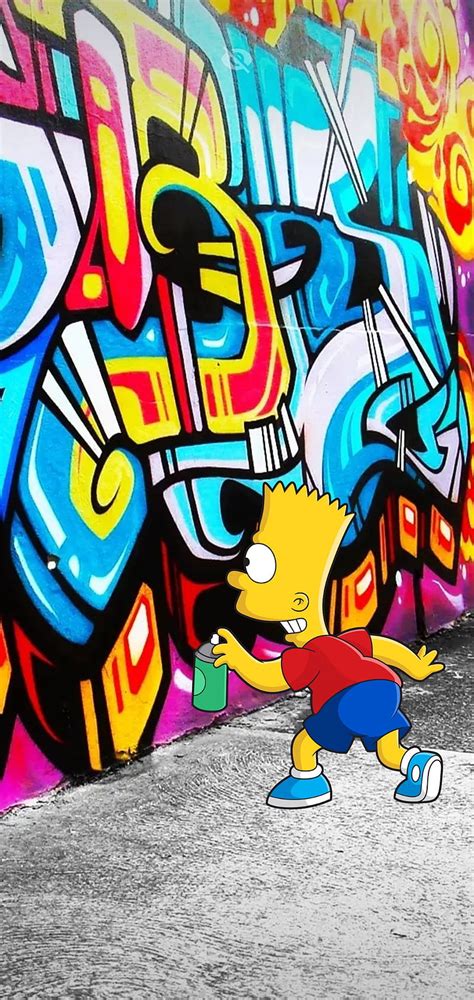 1080P free download | Bart, cartoon, cores, graffiti, corazones, kingdom, peach, saint, super ...