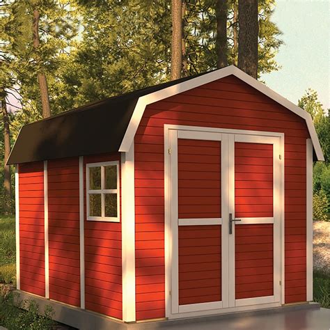 Rowlinson 11 x 8 Dutch Barn - Painted Swedish Red | Barns sheds, Red ...