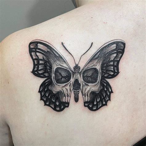 Top 51+ Best Black Butterfly Tattoo Ideas - [2021 Inspiration Guide]