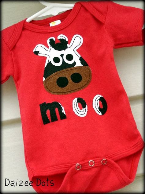 Moo Cow on red onesie also available in toddler shirt | Etsy | Baby kids clothes, Onesies, Baby cows