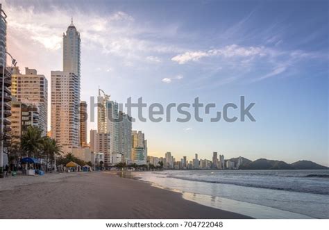 Balneario Camboriu Beach Skyline Sunset Balneario Stock Photo 704722048 | Shutterstock