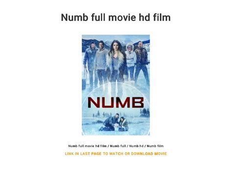 Numb full movie hd film