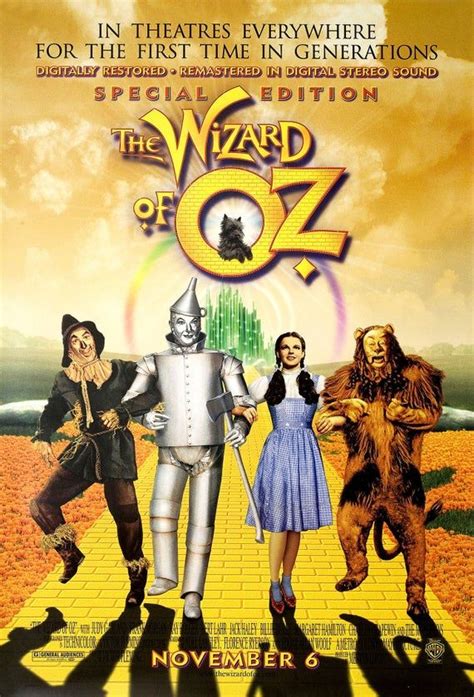 The Wizard of Oz R1998 U.S. One Sheet Poster - Etsy | Wizard of oz ...