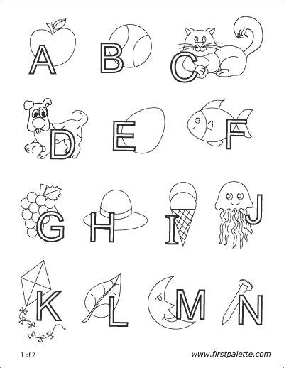 Alphabet Lower Case Letters | Free Printable Templates & Coloring Pages | FirstPalette.com ...