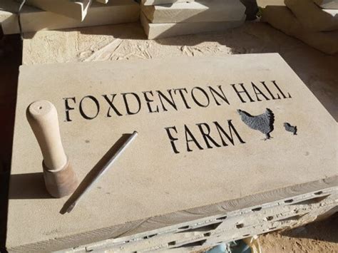 Custom Hand-Made Stone House Signs - Design Online