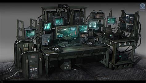 BATMAN: ARKHAM ORIGINS Batcomputer & Batsuit Display Concept Art