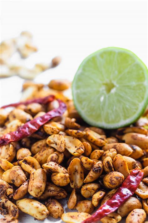 Spicy Chili Lime Peanuts - A Perfect Happy Hour Snack | Jo Eats