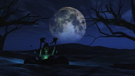 Free Photo | Spooky halloween background with zombie