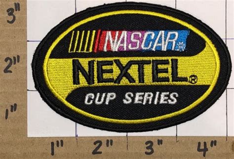 1 NASCAR NEXTEL CUP RACING BLACK CREST EMBLEM PATCH | eBay