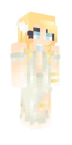 Minecraft Skins Angel, Air Goddess, Blonde Ponytail, Fantasy Girl