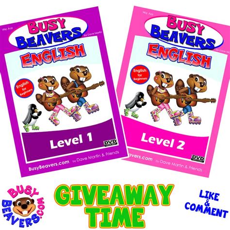 Busy Beavers are Giving Away their Full English Curriculum! WIN the English Level 1 & Level 2 ...