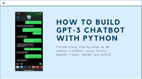 How To Build a GPT-3 Chatbot with Python – Twinybots