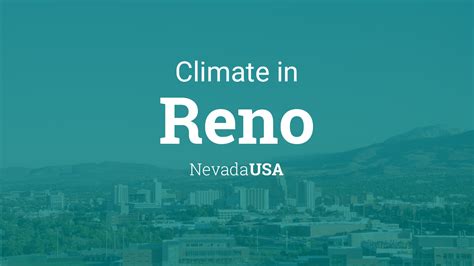 Climate & Weather Averages in Reno, Nevada, USA