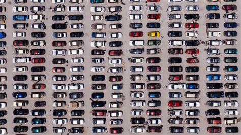 Aerial View of Parking Lot · Free Stock Photo