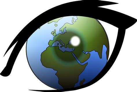 La Tierra Ojo Planeta - Gráficos vectoriales gratis en Pixabay