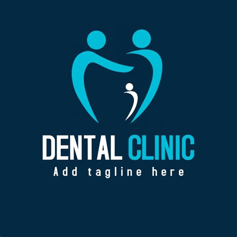 Dental clinic blue logo Template | PosterMyWall