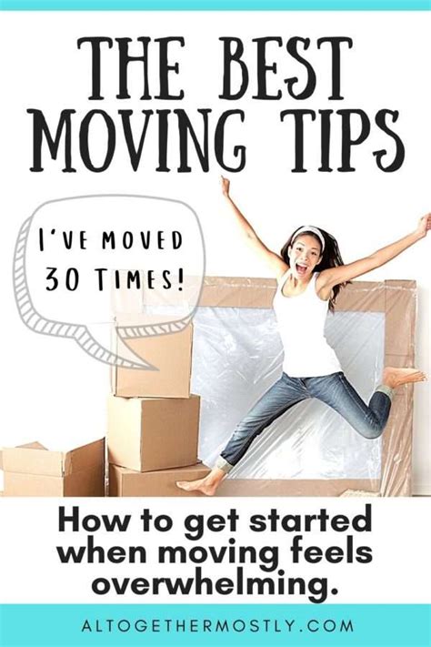 My Best Simple Moving tips and Advice After 30 Moves | Altogether Mostly