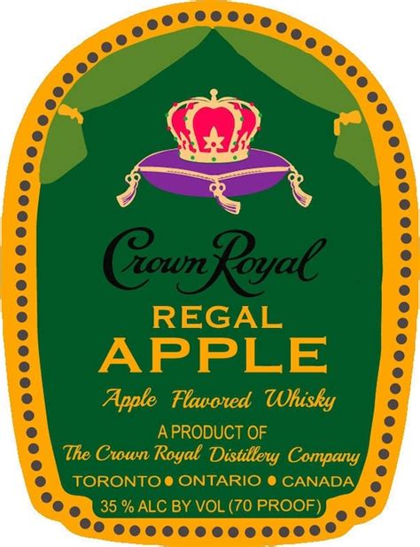 Apple Crown Royal PNG - Etsy