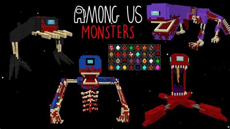 Download 30+ MONSTERS !! AMONG US MONSTERS ADDON !! SEMUA AMONG US JADI MONSTER !! Watch online