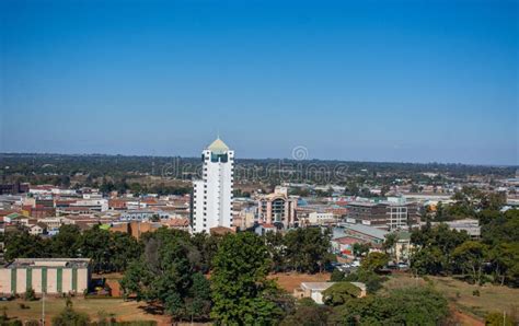 Downtown Skyline of Harare, Zimbabwe Editorial Image - Image of night ...