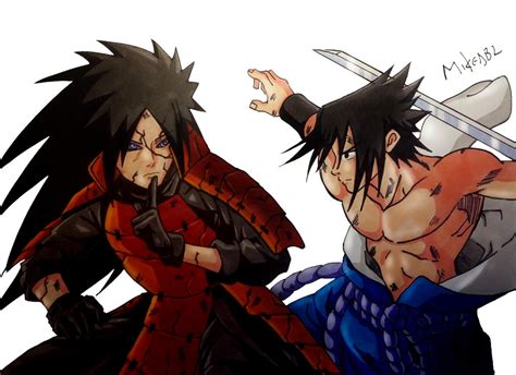 Sasuke Vs Madara by MikeES on DeviantArt