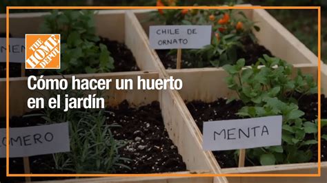 ¿Cómo hacer un huerto en el jardín? - YouTube