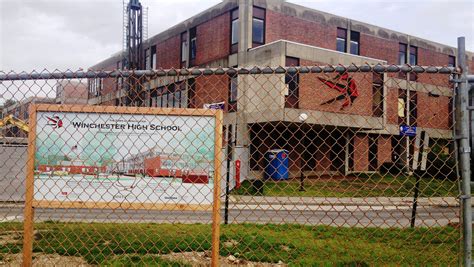 Winchester students prepare for class amid construction