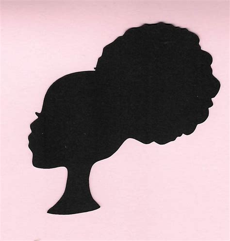 Afro Black BARBIE Birthday DIY SILHOUETTE 3 Inch Tall Die Cut | Etsy