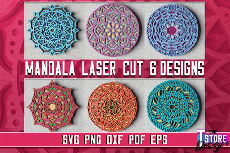 Mandala Laser Cut SVG | Mandala SVG Graphic by The T Store Design ...