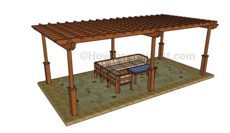 Large pergola plans | HowToSpecialist - How to Build, Step by Step DIY ...