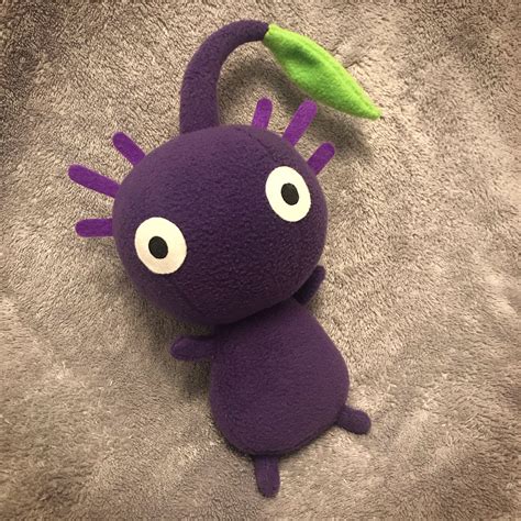 Purple pikmin plush from weezlovesyou | Plush, Ooak, Needle felting