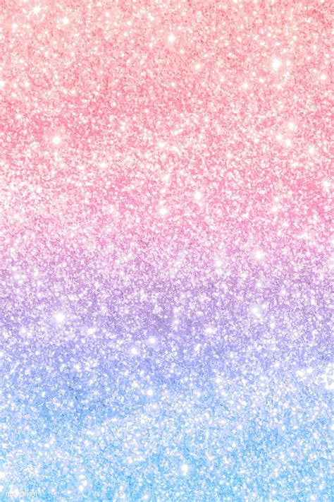 Pink And Blue Glitter Wallpaper