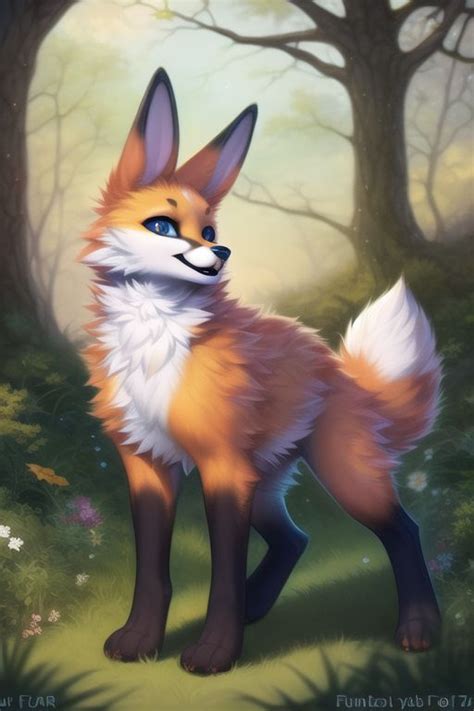 Fox/Rabbit Hybrid in 2023 | Furry art, Fox and rabbit, Anthro furry