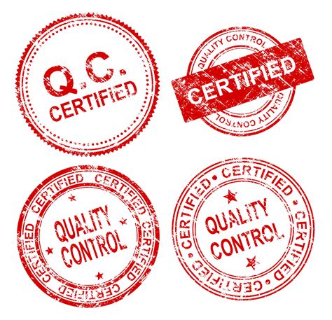 4 Quality Control Certified Stamp Vector (PNG Transparent, SVG) | OnlyGFX.com