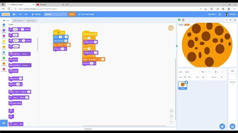 How to make a cookie clicker game on scratch (super simple) - YouTube