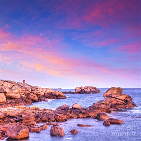 Pink Granite Coast Brittany France Photograph by Colin and Linda McKie - Fine Art America