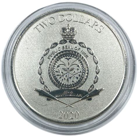 2020 Niue Star Wars Mandalorian Mythosaur 1oz .999 Silver Coin in Case - Cascade Coins