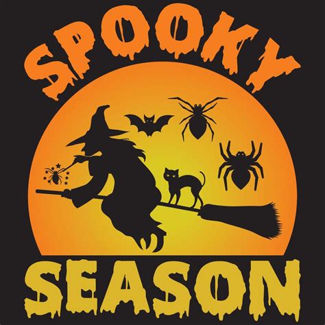 spooky season design 14836663 Vector Art at Vecteezy