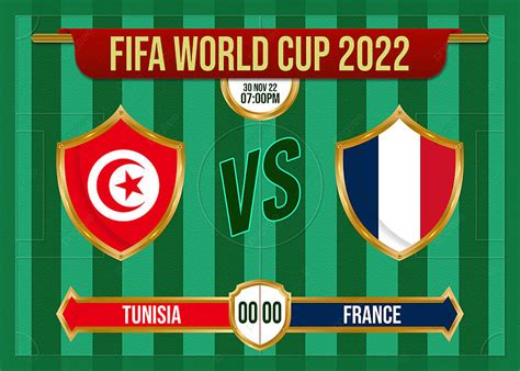 Tunisia Vs France Template Download on Pngtree