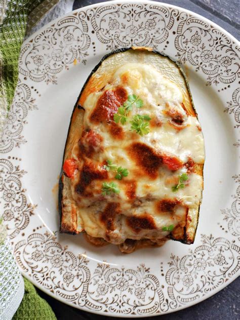 Bolognese-Stuffed Marrow - My Gorgeous Recipes