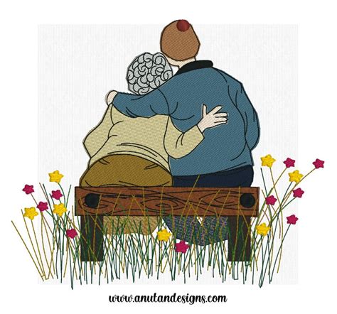 Old Couple In Field – Anu-Tan Designs