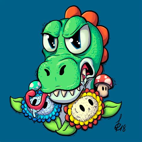 Yoshi Fanart!! by MuppetGt on DeviantArt