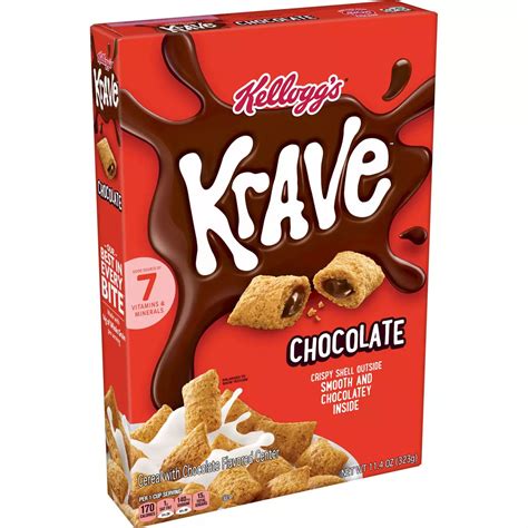 Kellogg's Krave Chocolate Cold Breakfast Cereal - Shop Cereal at H-E-B