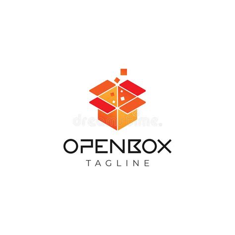 Modern Open Box Logo Icon Design Template Stock Illustration ...