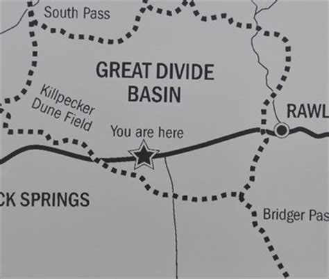 Great Divide Basin - 'You Are Here' Maps on Waymarking.com