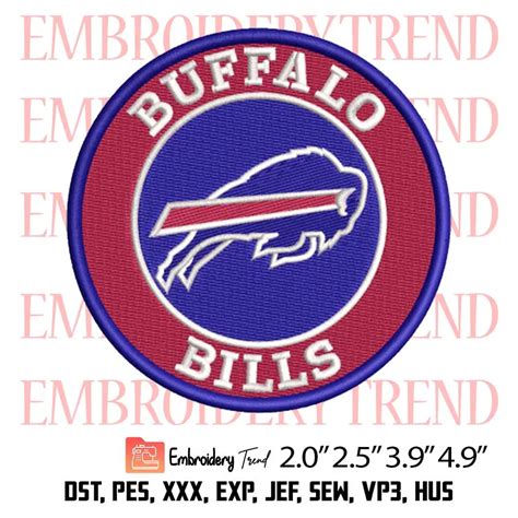 NFL Buffalo Bills Logo Embroidery Design, NFL Logo Football Embroidery ...