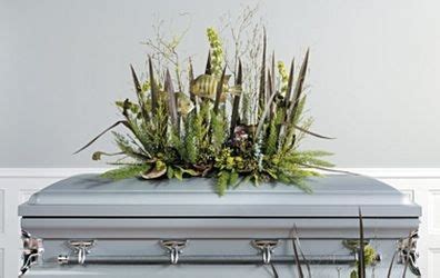 Fishing Themed Casket Spray | Funeral Flowers | Pinterest