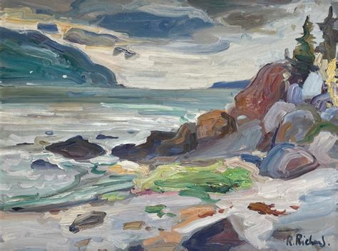 René Richard, Bord de la mer, Baie St-Paul | Artworks | Alan Klinkhoff Gallery | Art Dealers ...