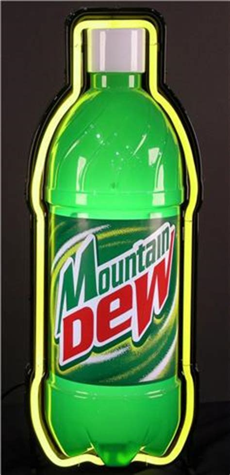 Neon sign Mountain Dew