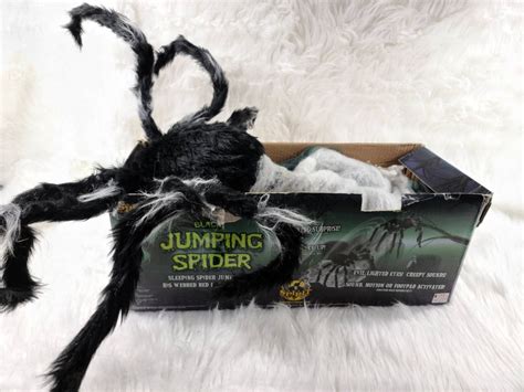 2011 Spirit Halloween Black Jumping Spider Prop W/ Original - Etsy